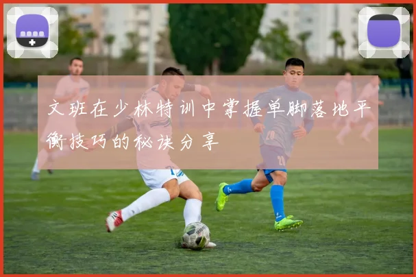文班在少林特训中掌握单脚落地平衡技巧的秘诀分享
